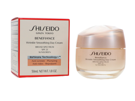 Shiseido Benefiance Wrinkle Smoothing Day Cream SPF 23 (1.8oz) Discount