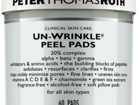 PETER THOMAS ROTH Un-Wrinkle Peel Pads-60 Count Supply