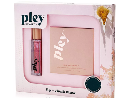 PLEY BEAUTY 2-Pc. Glossy Lip Lacquer & Plush Powder Blush Set Online now