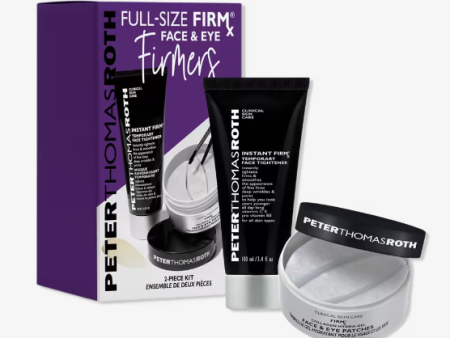 Peter Thomas Roth Full-Size FIRMx Face & Eye Firmers 2-Piece Kit Supply