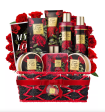 LOVERY Exotic Rose Spa Gift Basket, Self Care Gift - 13 Pieces Hot on Sale