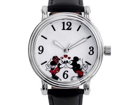 Disney s Mickey & Minnie Mouse Women s Vintage-Style Watch MSRP $53 For Discount