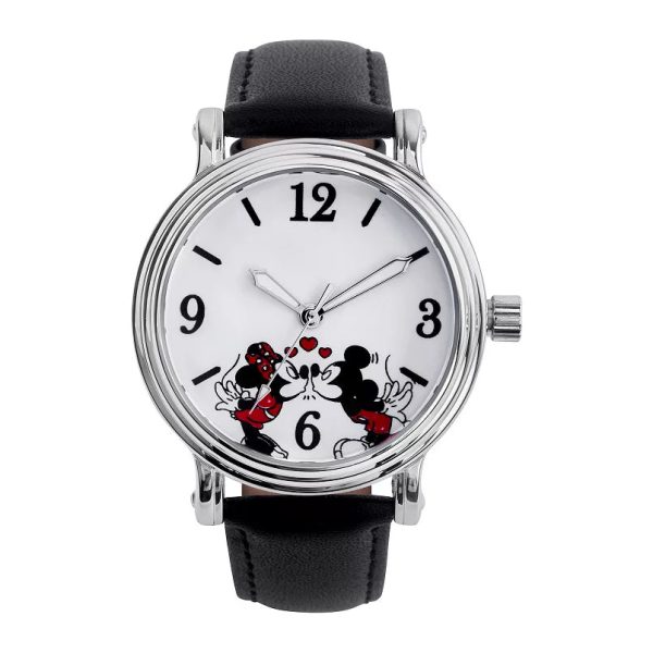 Disney s Mickey & Minnie Mouse Women s Vintage-Style Watch MSRP $53 For Discount