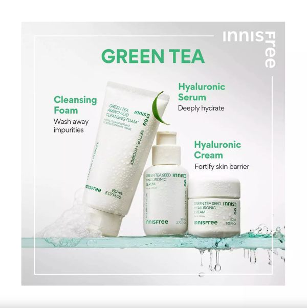 innisfree Green Tea Hyaluronic Acid Hydrating Serum Hot on Sale