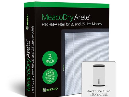 MeacoDry Arete® H13 18L, 20L and 25L HEPA Filter For Cheap