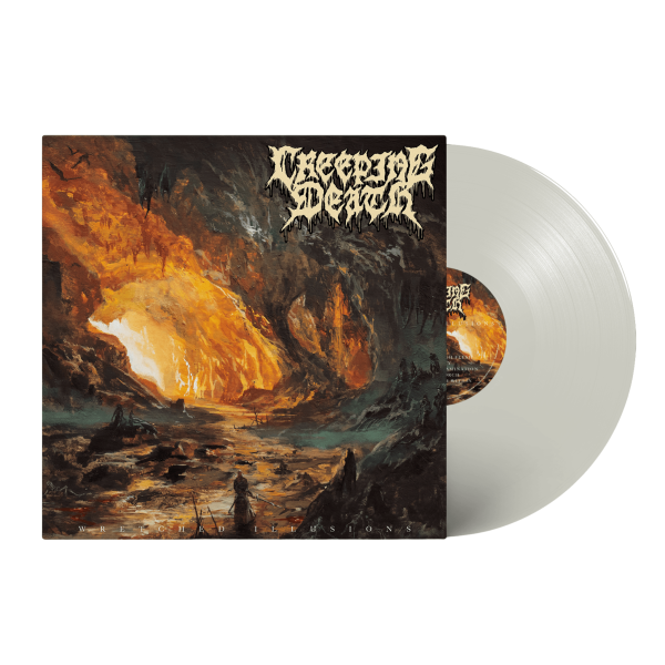 Creeping Death - Wretched Illusions Milky Clear Vinyl Fashion