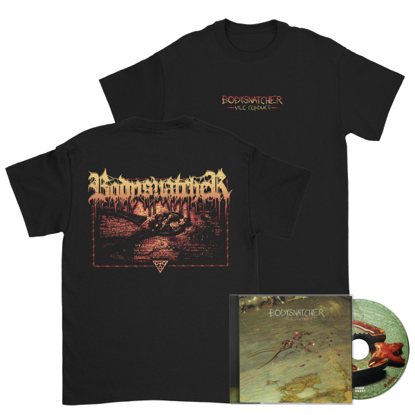 Bodysnatcher - Vile Conduct Album Tee + CD Bundle Cheap