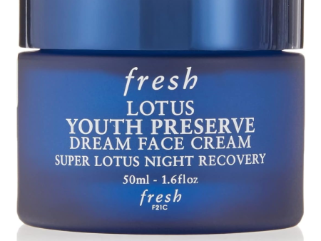 fresh Lotus Youth Preserve Dream Face Cream Night Recovery Full Size (1.6oz) Online Sale