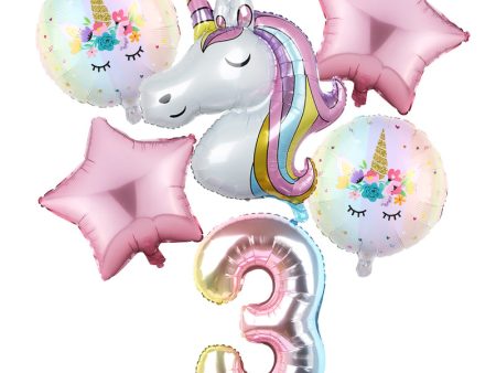 Unicorn Set Party Balloon 32 inch - (RA12) Hot on Sale