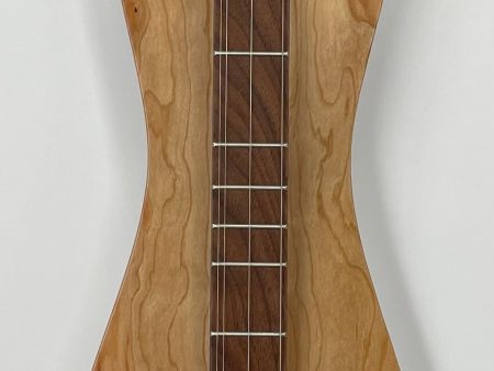 4 String Ginger, Flathead Hourglass with Walnut back and sides and Cherry top (4FGWC) For Cheap