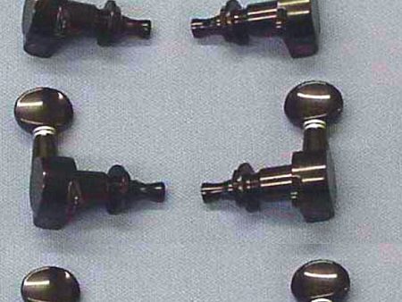 Black Tuning Pegs Set of 6 Fashion