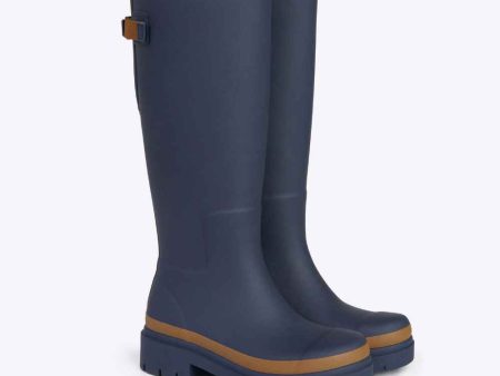 Fergie Tall Wellington Boot    Oxford Blue Online now