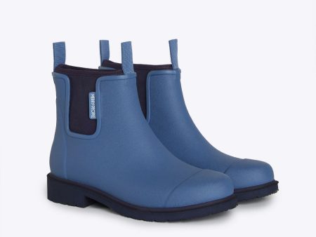 Bobbi Wellington Boot    Denim Blue Online Hot Sale