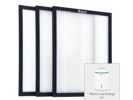 Meaco 20L Low Energy HEPA Filter Pack on Sale