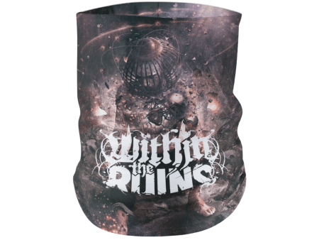 Within The Ruins  Black Heart  Neck Gaiter Hot on Sale