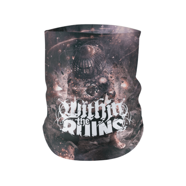 Within The Ruins  Black Heart  Neck Gaiter Hot on Sale