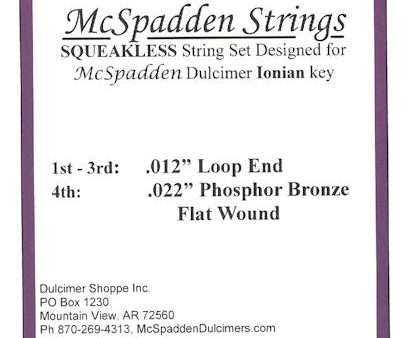 Squeakless String Set for Ionian Tuning For Discount