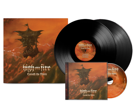 High on Fire - Cometh The Storm Black Vinyl + High on Fire + Cometh The Storm Compact Disc Bundle For Sale