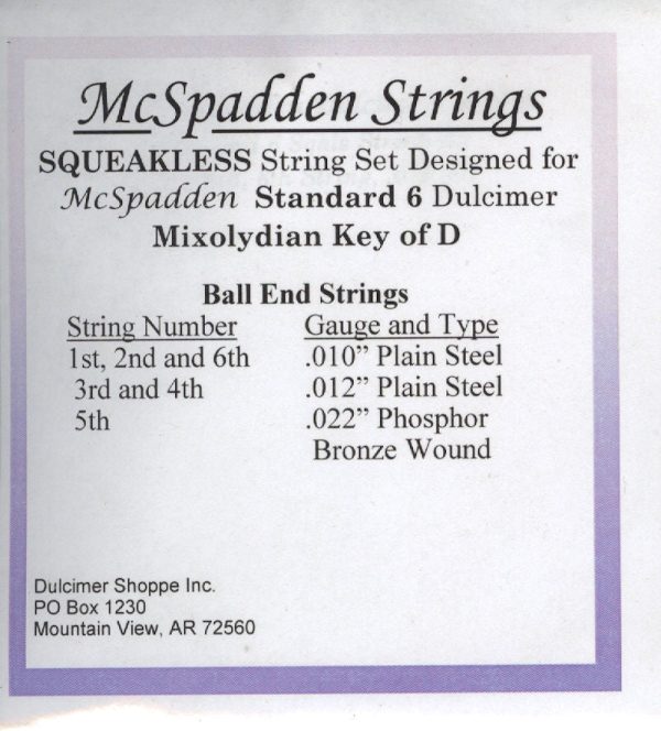 Squeakless 6 String MIXOLYDIAN KEY OF D Sale