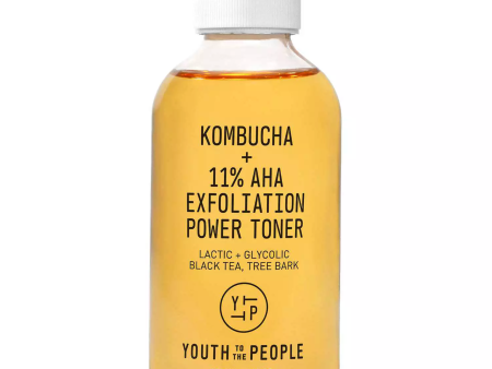 Youth To The People Kombucha + 11% AHA Exfoliation Toner with Lactic Acid - 4floz Online now