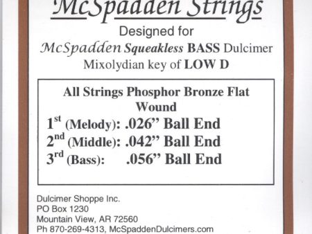 Squeakless String Set for Bass Dulcimer Mixolydian Discount