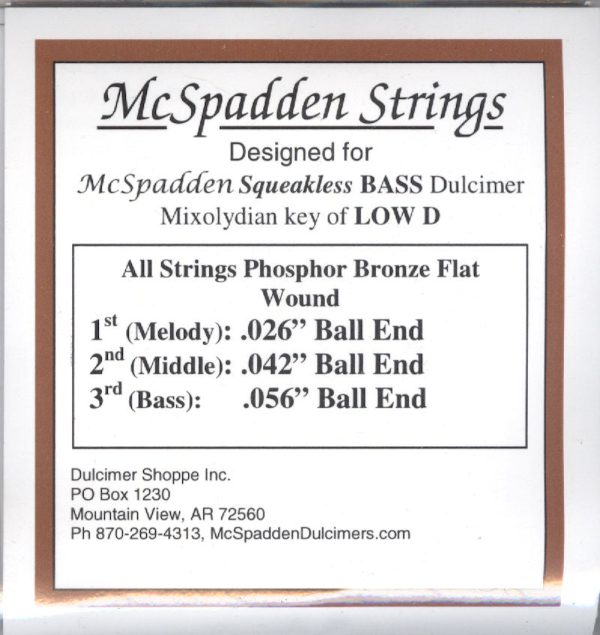 Squeakless String Set for Bass Dulcimer Mixolydian Discount