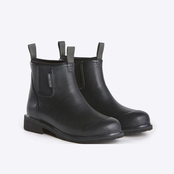 Bobbi Wellington Boot    Black & Black For Discount