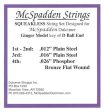 Squeakless String Set for Ginger Dulcimer - Key of D, Ball End Online Sale