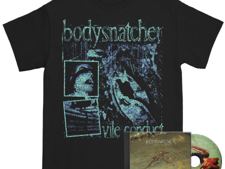 Bodysnatcher - Vile Conduct Grunge Shirt + CD Bundle For Sale