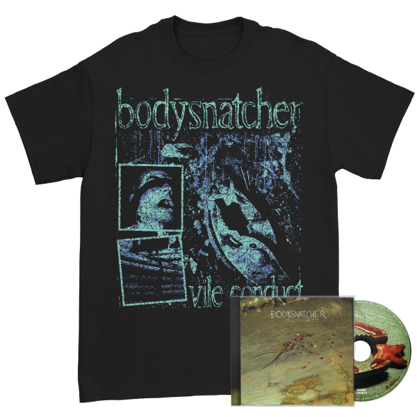 Bodysnatcher - Vile Conduct Grunge Shirt + CD Bundle For Sale