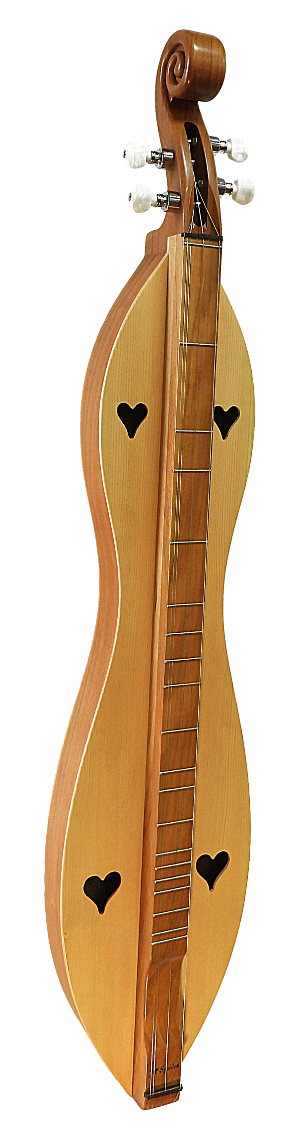 4 String, Scroll head, Hourglass with Cherry back and sides, Spruce top (4SHCS) Hot on Sale