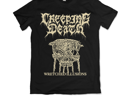 Creeping Death -  Wretched Illusions Skull  Shirt For Sale