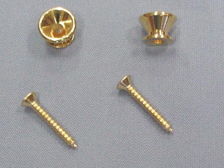 Strap Buttons - Gold (Pair) Fashion