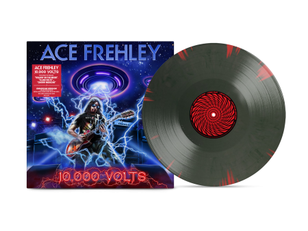 Ace Frehley - 10,000 Volts Metal Gym Locker Splatter Vinyl (EU Version) Hot on Sale